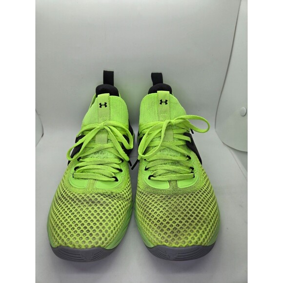 Under Armour Project Rock 4 Shoes Men\'s 9.5 Green Training Athletic Gym Sneakers main image 7